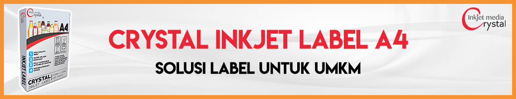 Crystal Inkjet Label A4