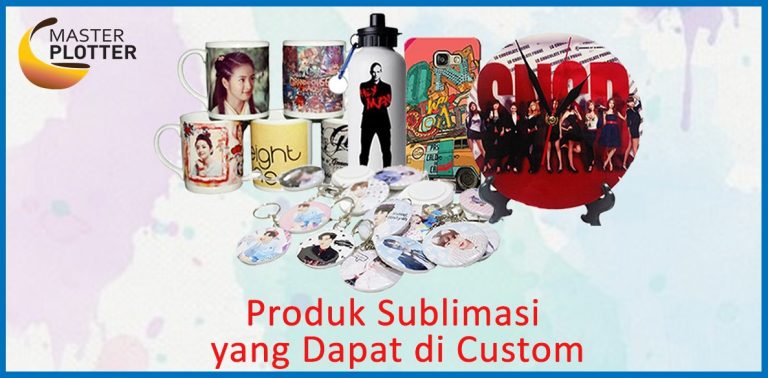 Produk sublimasi yang bisa di Custom