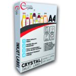 Crystal Inkjet Label Vinyl A4 1